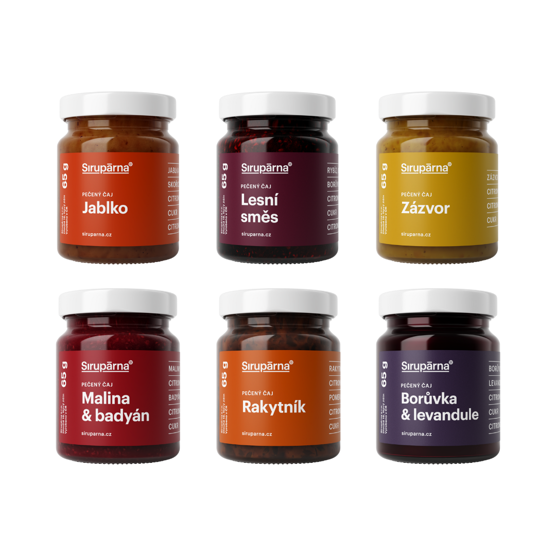 Balíček Pečené čaje Veselé Vánoce obsah